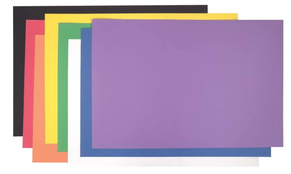 slide 2 of 5, PRANG  Construction Paper Pad, 8 Assorted Colors,  18" x 12", 48 Sheets, 48 pc