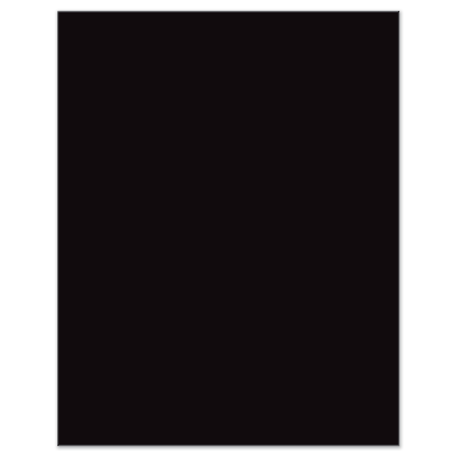 slide 1 of 1, U-Create Pacon 18-Point Chalkboard Poster Board, 22" by 28", 25-Sheets (5350-1), Black, 22" x 28", 1 Sheet, 1 pc