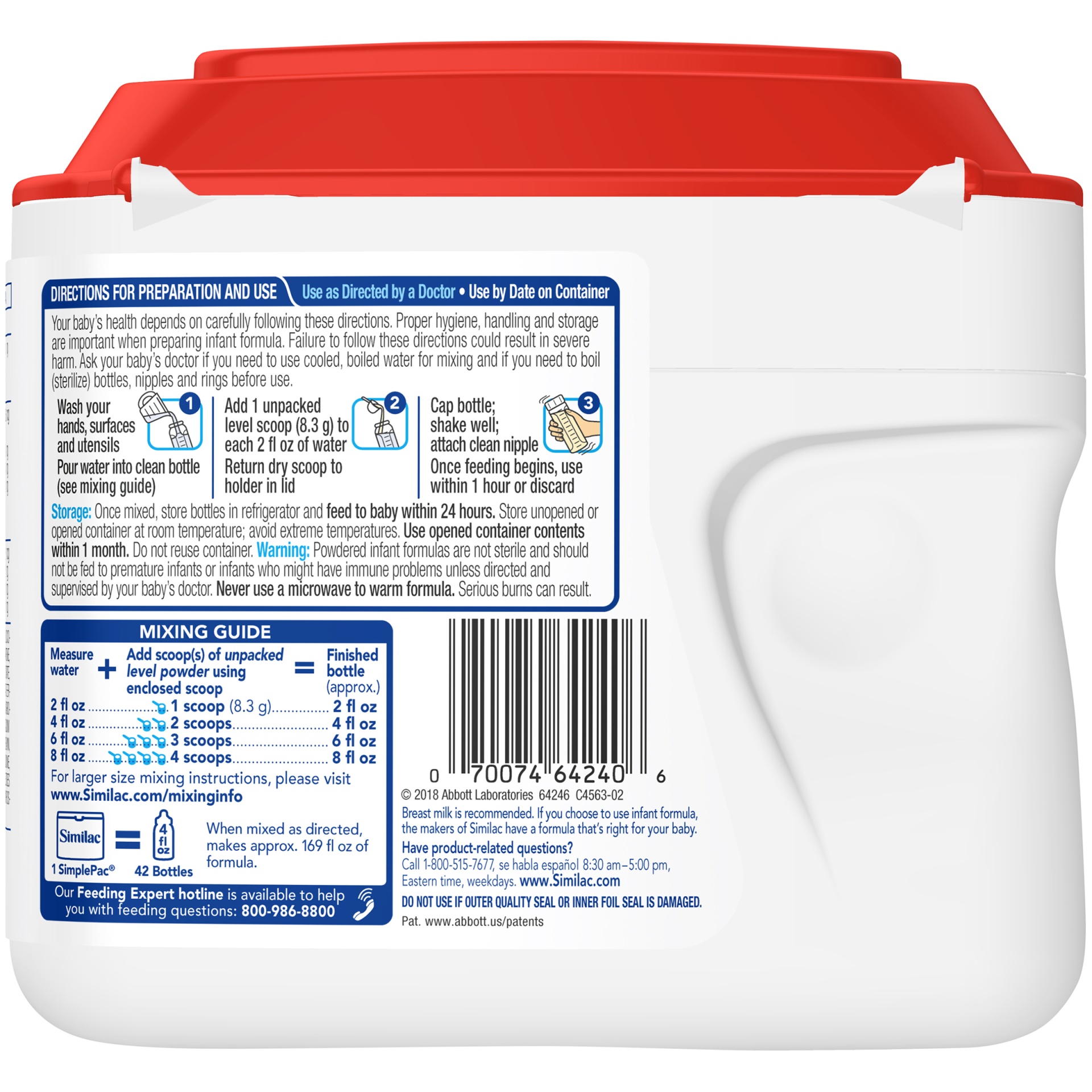 slide 2 of 7, Similac Infant Formula 22.5 oz, 22.5 oz