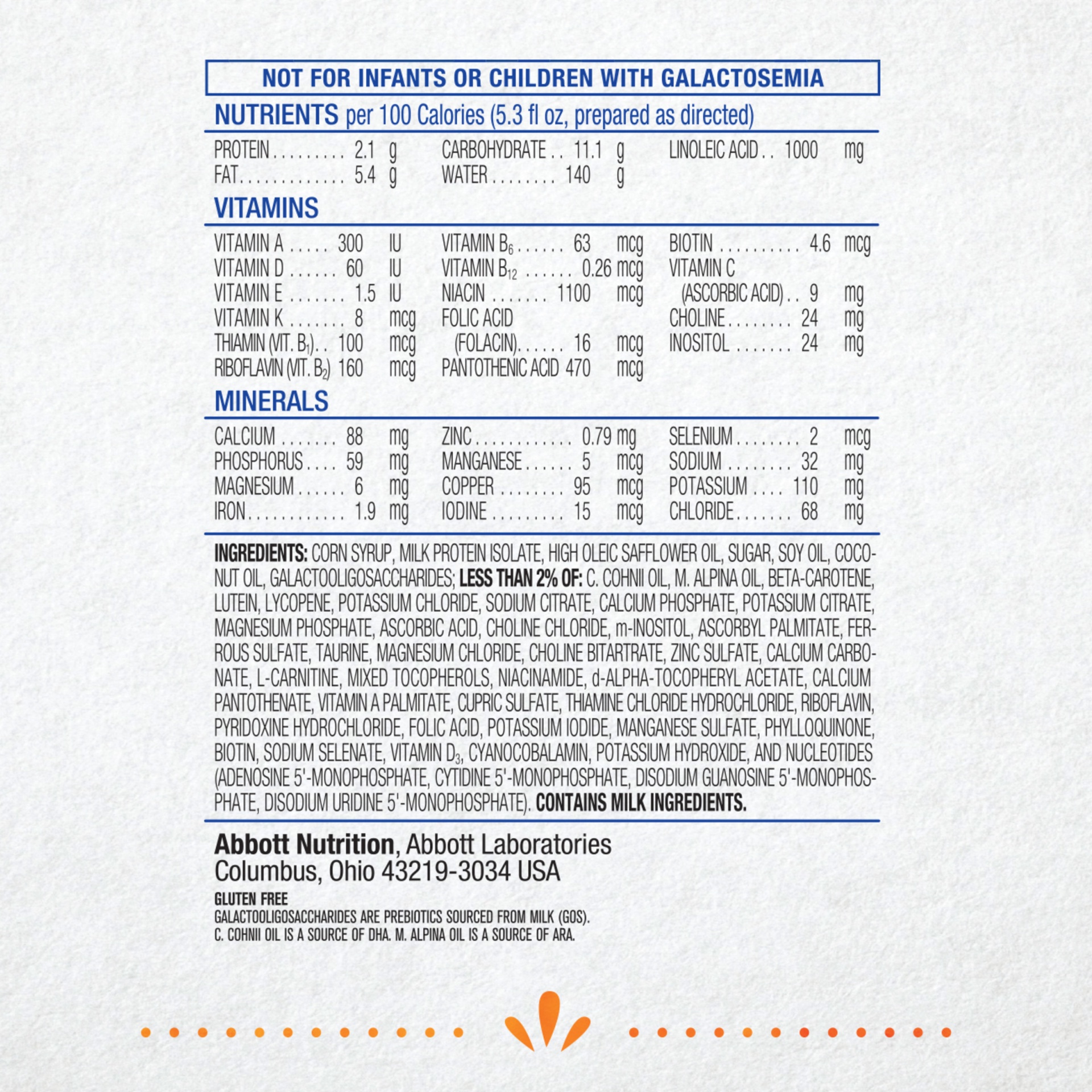 slide 3 of 7, Similac Infant Formula 22.5 oz, 22.5 oz