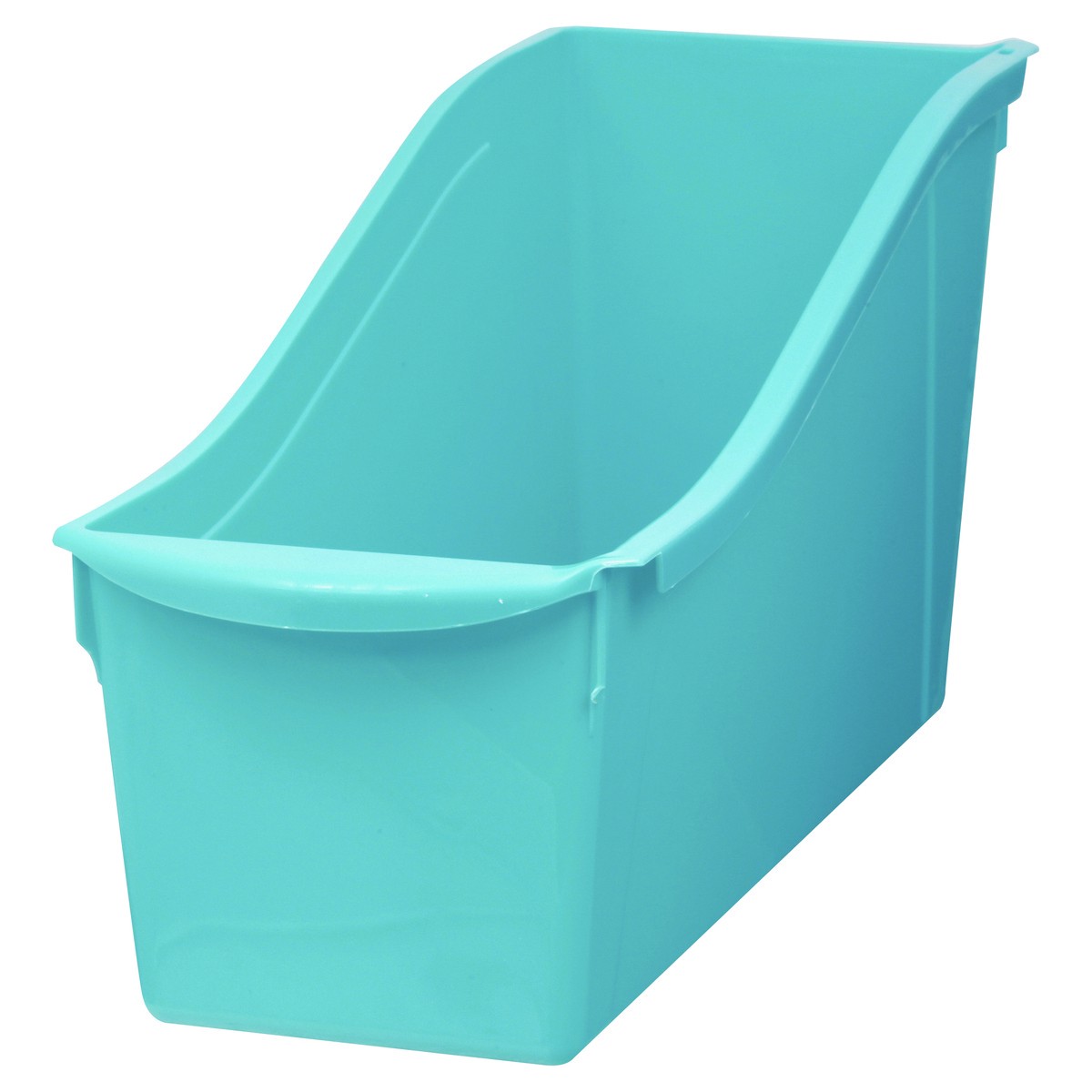 slide 3 of 11, Storex Teal Large Book Bin 1 ea, 1 ea