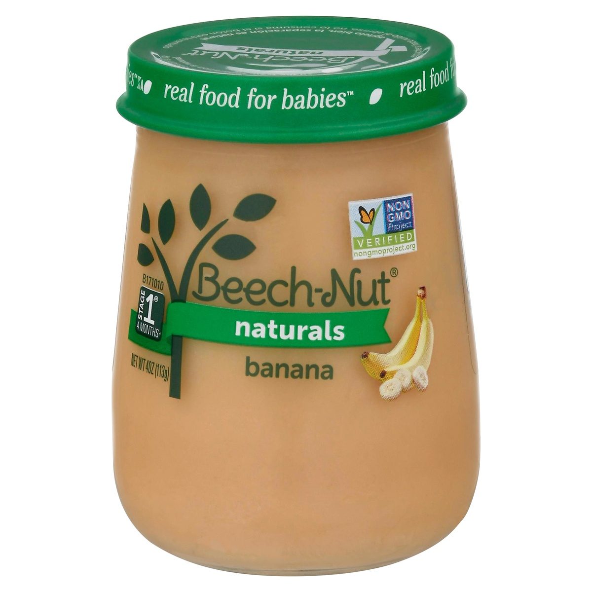slide 1 of 1, Beech-Nut Naturals Stage 1 Just Bananas, 4 oz