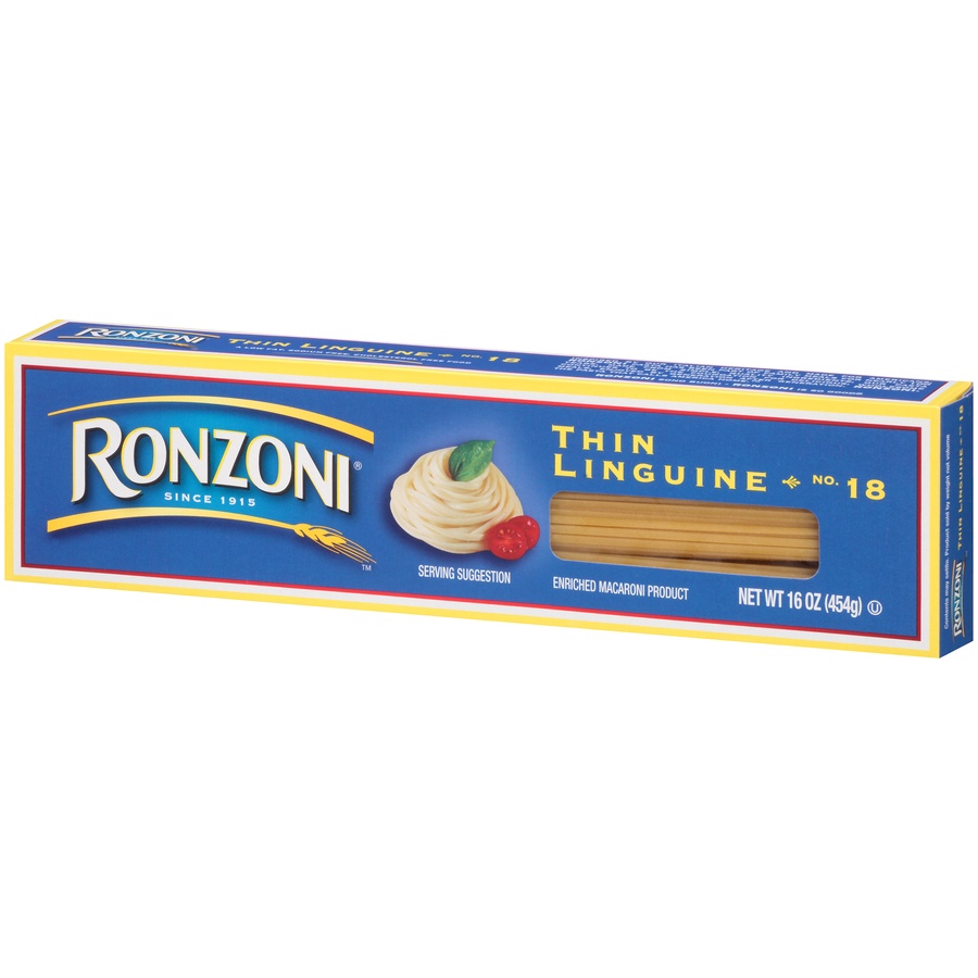 slide 3 of 8, Ronzoni Ron Thin Linguine, 16 oz