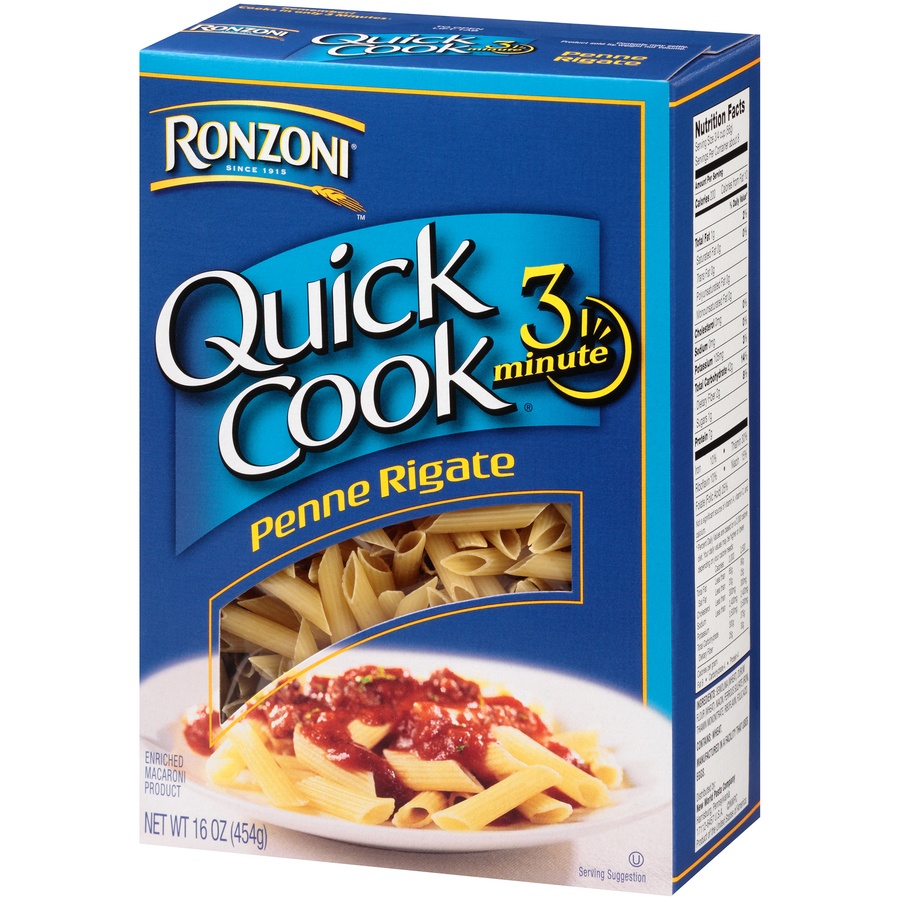 slide 3 of 8, Ronzoni Penne Quick Cook, 16 oz