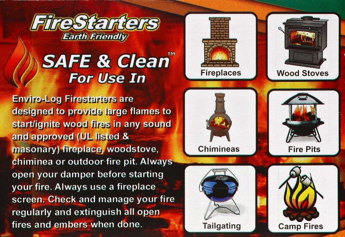 slide 4 of 5, Enviro-Log FireStarters 8 ea, 8 ct