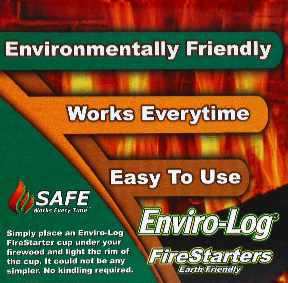 slide 3 of 5, Enviro-Log FireStarters 8 ea, 8 ct