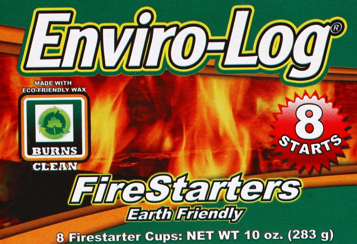 slide 1 of 5, Enviro-Log FireStarters 8 ea, 8 ct