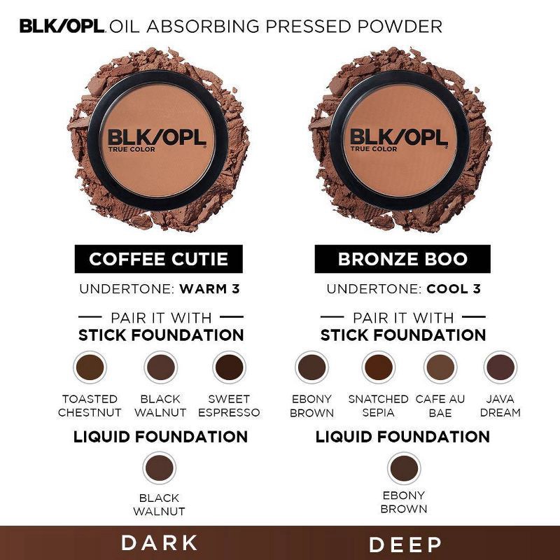 slide 8 of 8, BLK/OPL True Color Bronze Boo Oil Absorbing Pressed Powder 0.31 oz, 1 ct
