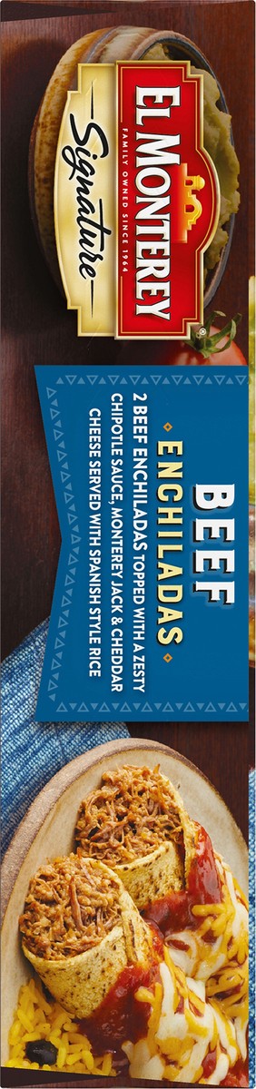 slide 9 of 9, El Monterey Signature Beef Enchiladas Box, 2 ct