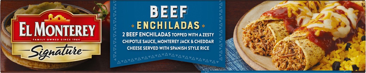 slide 3 of 9, El Monterey Signature Beef Enchiladas Box, 2 ct