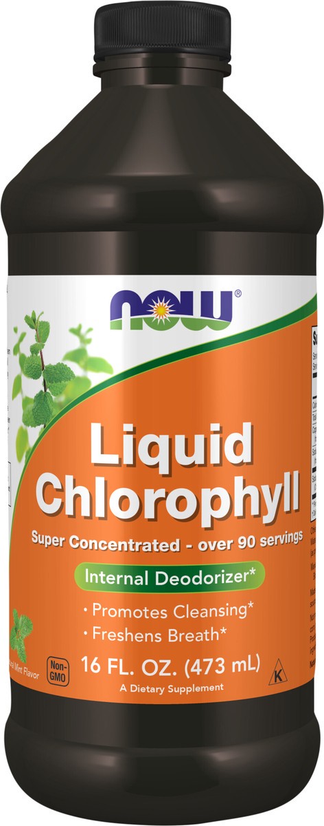 slide 2 of 4, NOW Liquid Chlorophyll - 16 oz., 1 ct