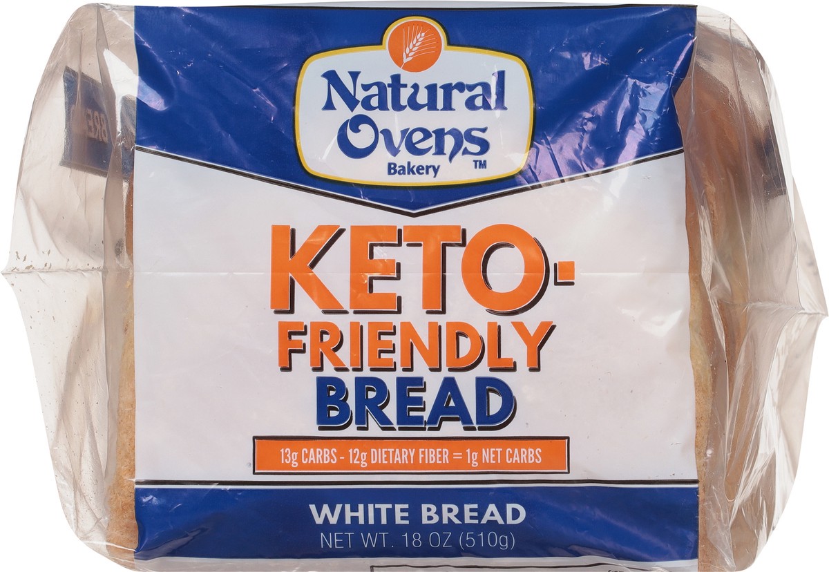 slide 6 of 9, Natural Ovens White Keto-Friendly Bread 18 oz, 18 oz