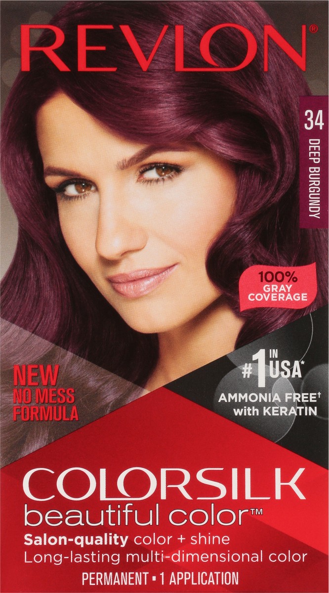 slide 12 of 13, Revlon Colorsilk Deep Burgundy, 1 ct