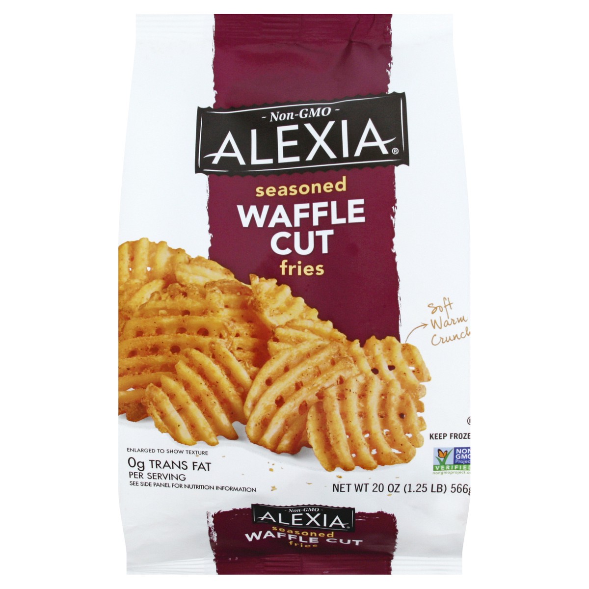 slide 8 of 8, Alexia Seasoned Waffle Cut Fries, 20 oz