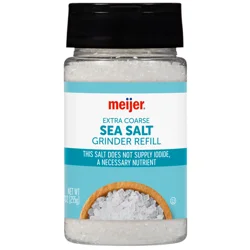 Meijer Sea Salt Grinder Refill Extra Coarse 9oz