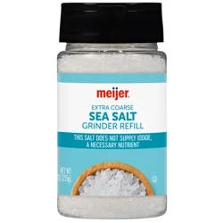 Meijer Sea Salt Grinder Refill Extra Coarse 9oz