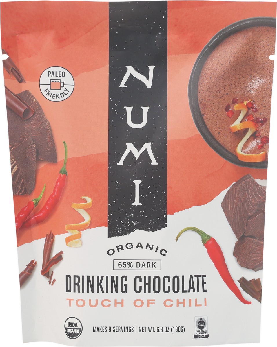 slide 7 of 13, Numi Org 65% Choc Touch Of Chili, 6.3 oz