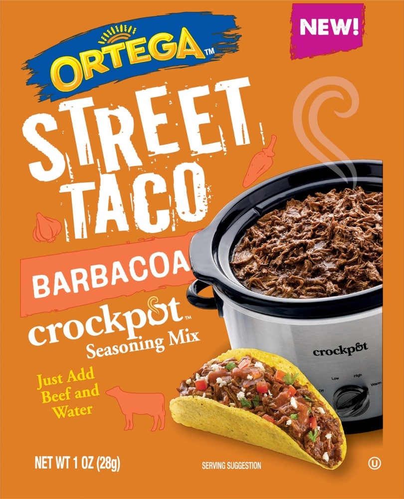 slide 1 of 1, Ortega Barbacoa Street Taco Seasoning Mix, 1 oz