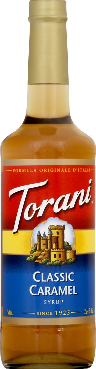 slide 2 of 13, Torani Classic Caramel Syrup 25.4 oz, 25.4 fl oz