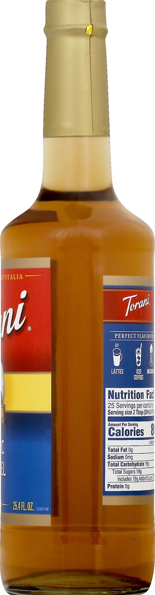 slide 3 of 13, Torani Classic Caramel Syrup 25.4 oz, 25.4 fl oz