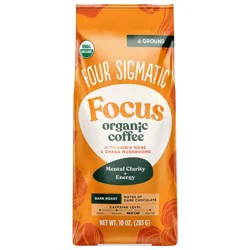 Four Sigmatic Focus Organic Dark Roast Ground Coffee - 10 oz