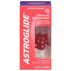 Astroglide Water-Based Sensual Strawberry Personal Lubricant 2.5 fl oz