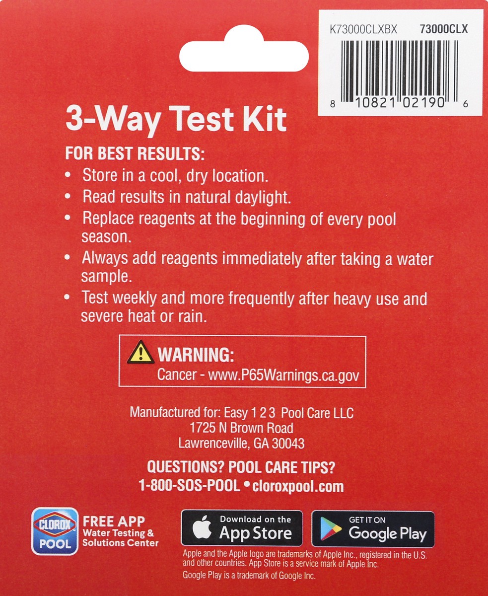 slide 7 of 10, Clorox Test Kit 1 ea, 1 ct
