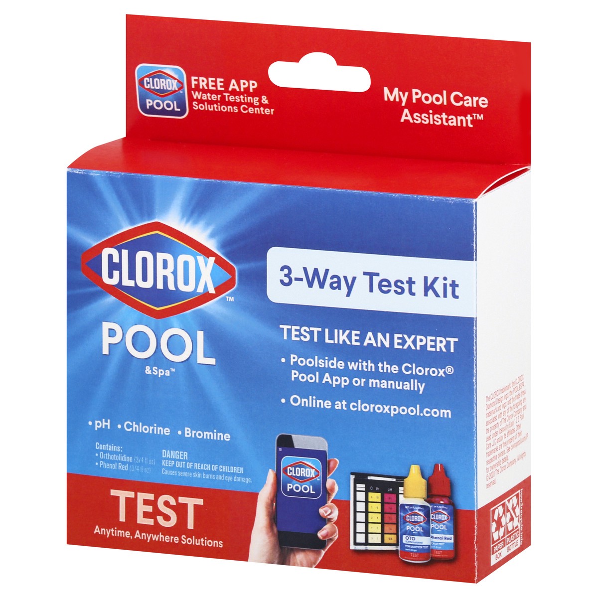 slide 3 of 10, Clorox Test Kit 1 ea, 1 ct