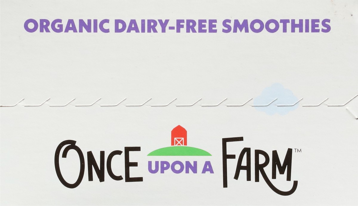 slide 3 of 13, Once Upon a Farm 4 Pack Organic Dairy-Free Berry Berry Smoothie 4 - 4 oz Pouches, 4 ct