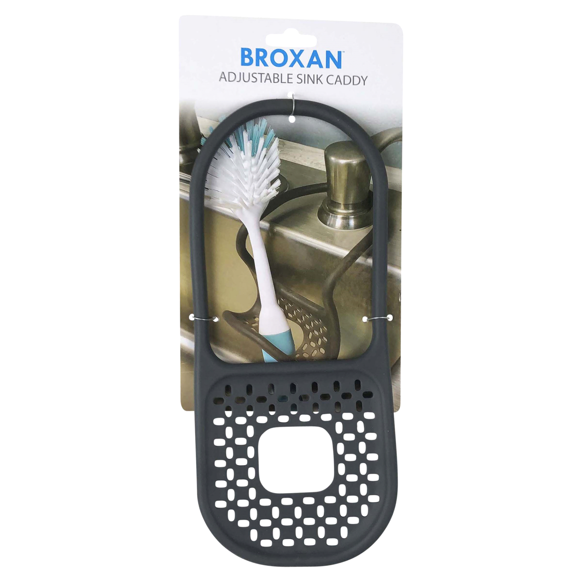 slide 1 of 1, Broxan Adjustable Sink Caddy, 1 ct