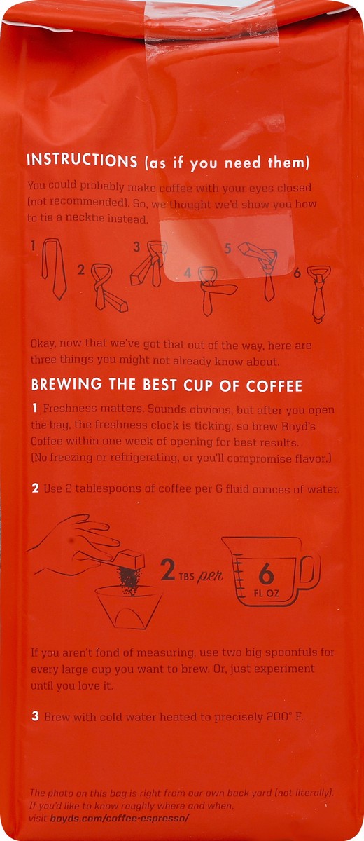 slide 6 of 6, Boyd's Coffee, Ground, Coffee Shop, 12 oz