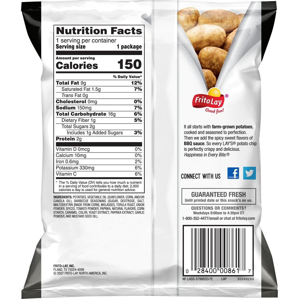 slide 4 of 9, Lay's Potato Chips Variety Pack (18 - 1 Ounce) 18 Ounces 18 Count Plastic Bags, 18 oz