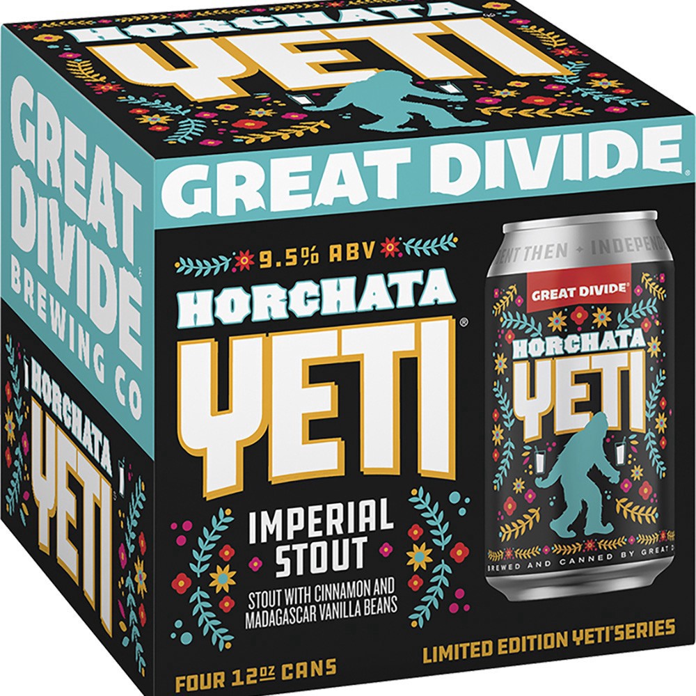slide 1 of 1, Great Divide Brewing Co. Horchata Yeti, 4 ct; 12 oz