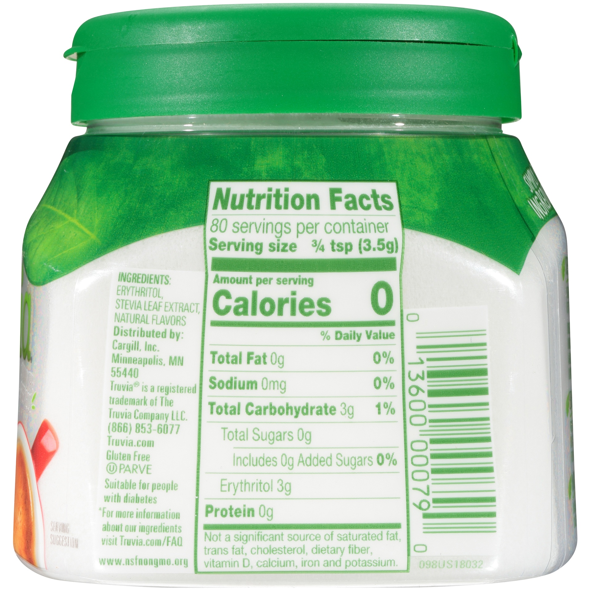 slide 3 of 8, Truvia Calorie-Free Sweetener from the Stevia Leaf Spoonable (9.8 oz Jar), 9.8 oz