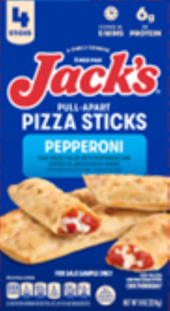slide 1 of 1, Jack's Pull-Apart Pepperoni Pizza Sticks, 4 ct; 8 oz