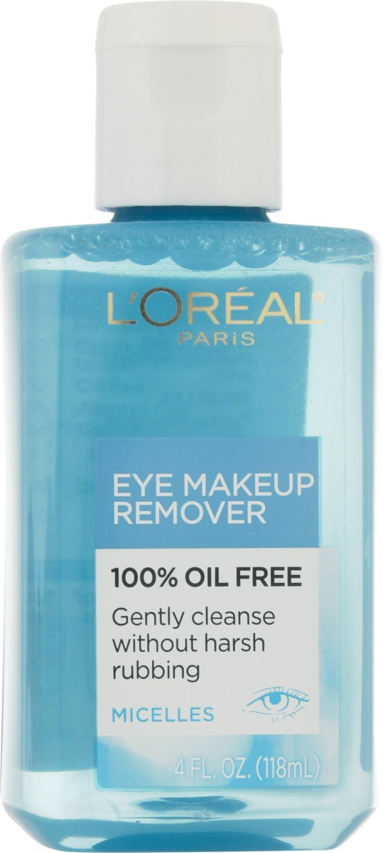 slide 1 of 11, L'Oréal 100% Oil Free Eye Makeup Remover 4 fl oz, 4 fl oz