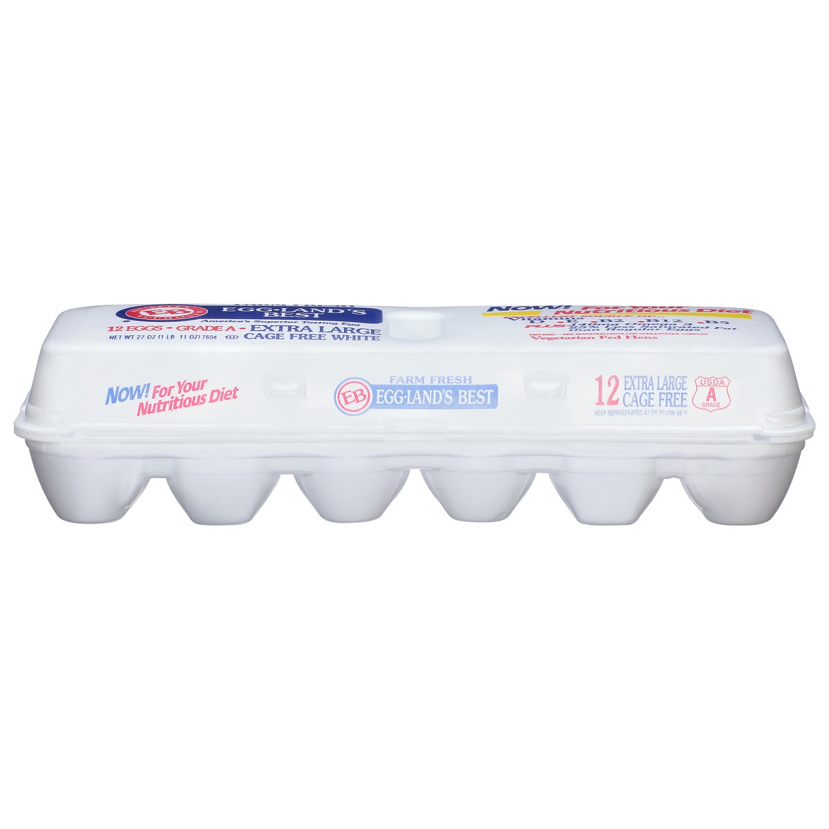 slide 12 of 12, Eggland's Best White Cage Free Extra Large Eggs 12 Each, 12 ct