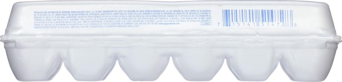 slide 5 of 12, Eggland's Best White Cage Free Extra Large Eggs 12 Each, 12 ct