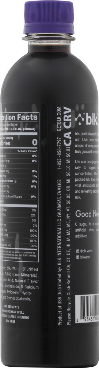 slide 7 of 8, blk. Strawberry Rhubarb Beverage 16.9 fl oz, 16.9 fl oz