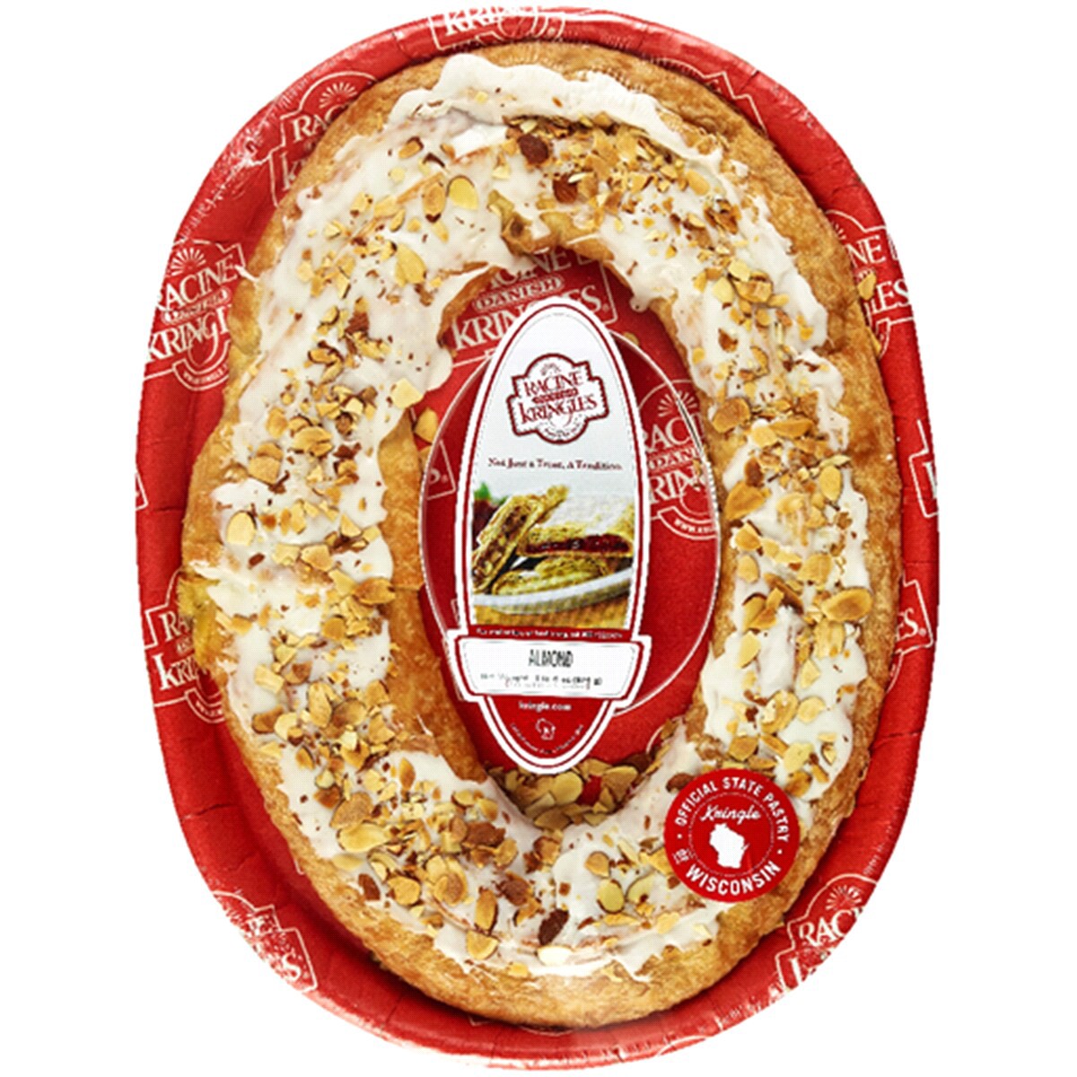 slide 1 of 1, Racine Kringle Pastry, Almond, 14 oz., 14 oz