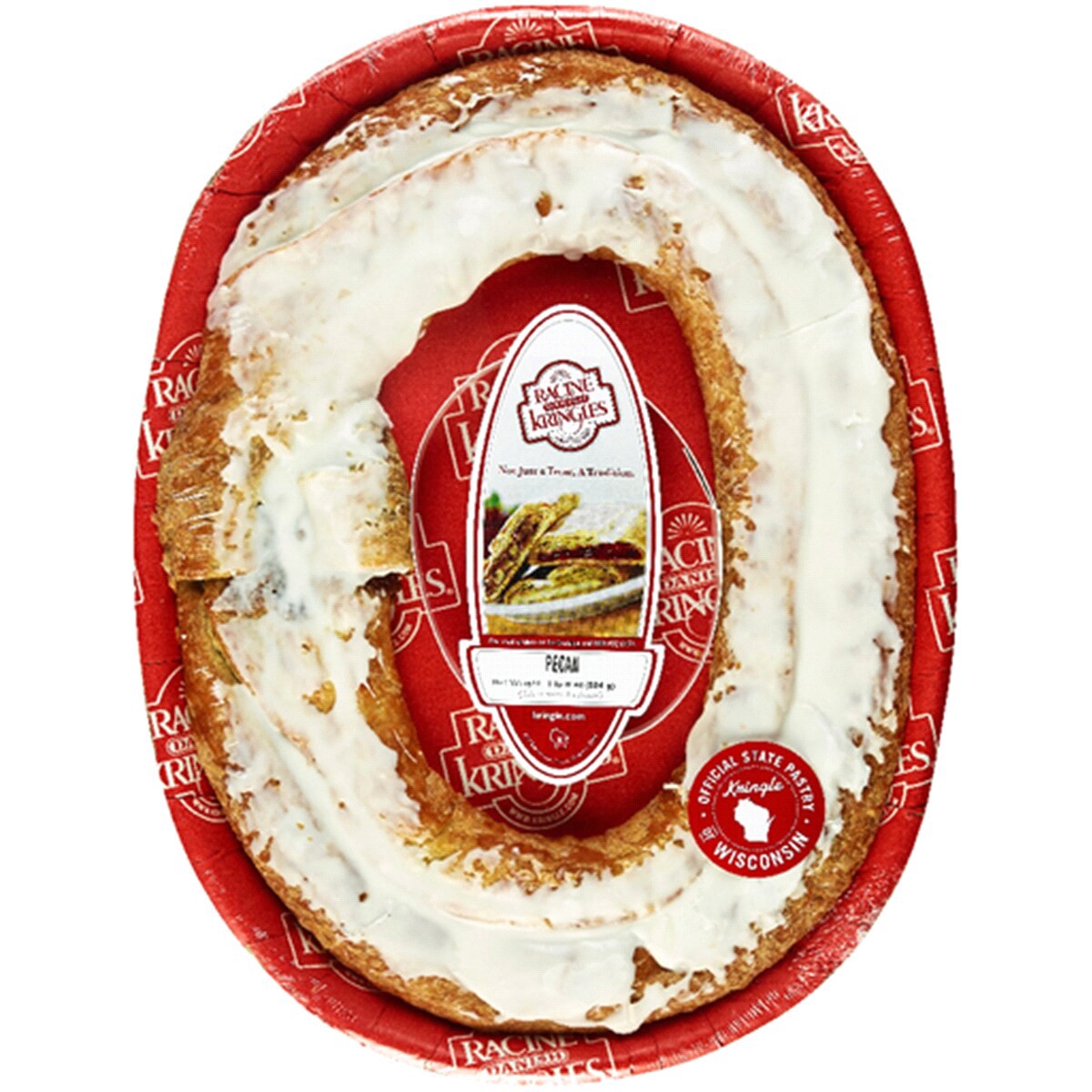 slide 1 of 1, Racine Kringle Pastry, Pecan, 14 oz