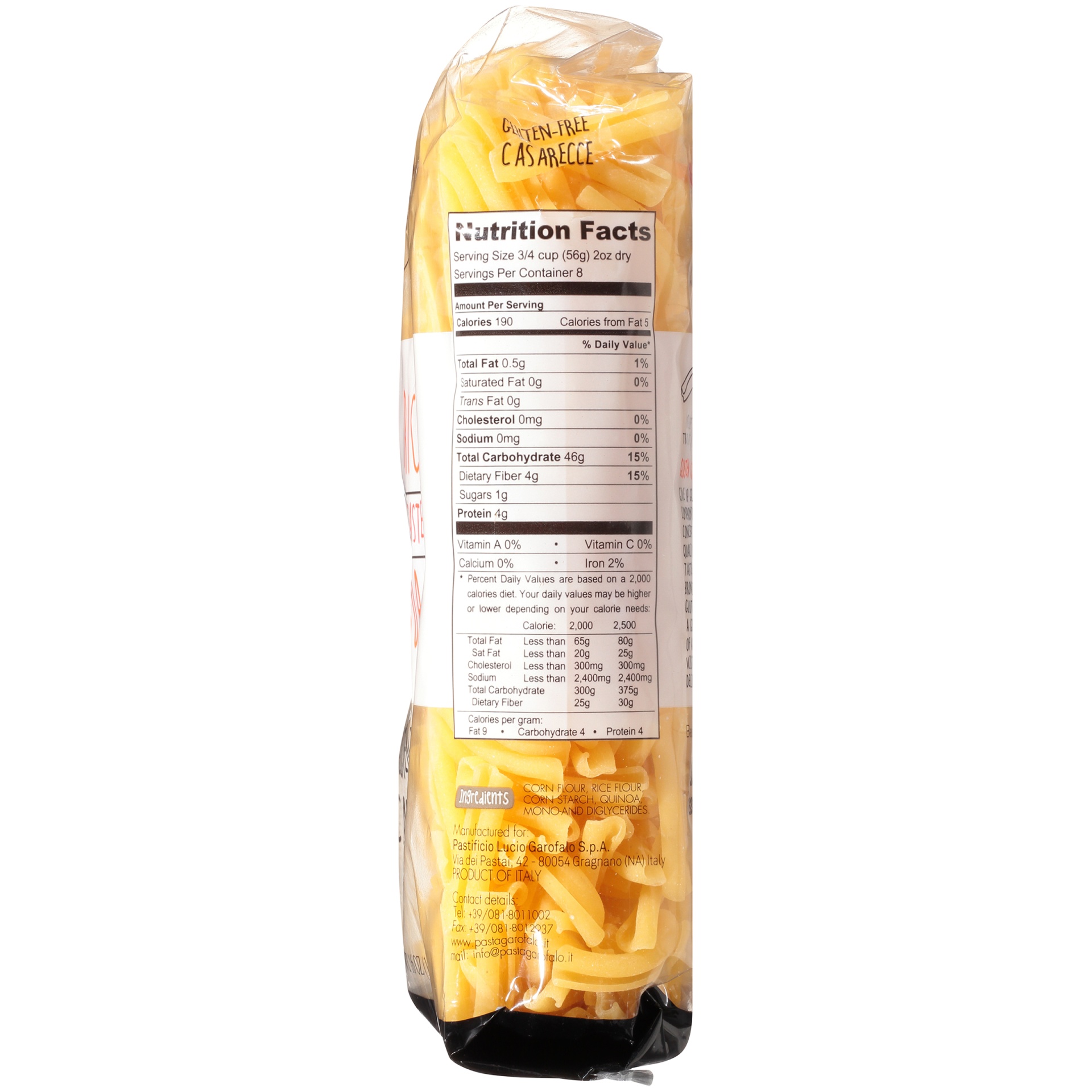 slide 6 of 8, Garofalo Gluten Free Casarecce Pasta, 1 ct