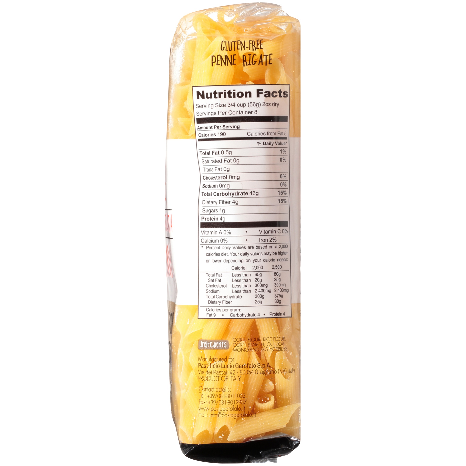 slide 5 of 8, Garofalo Gluten Free Penne Rigate, 16 oz