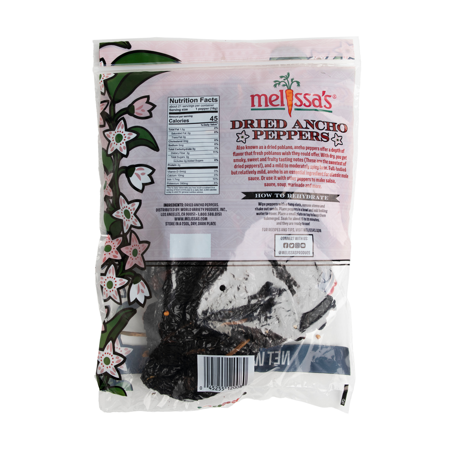 slide 2 of 2, Dried Ancho Peppers, 12 oz