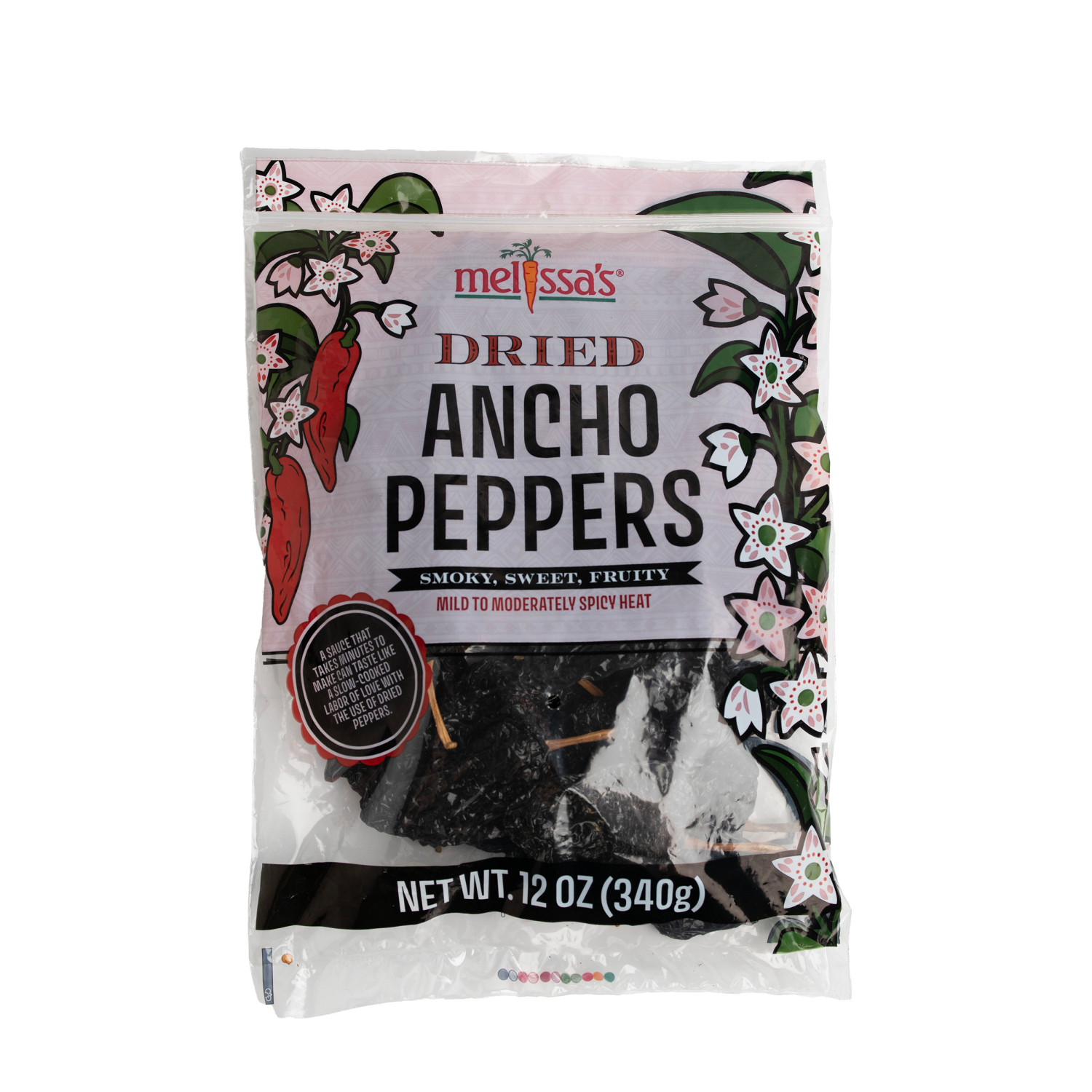 slide 1 of 2, Dried Ancho Peppers, 12 oz