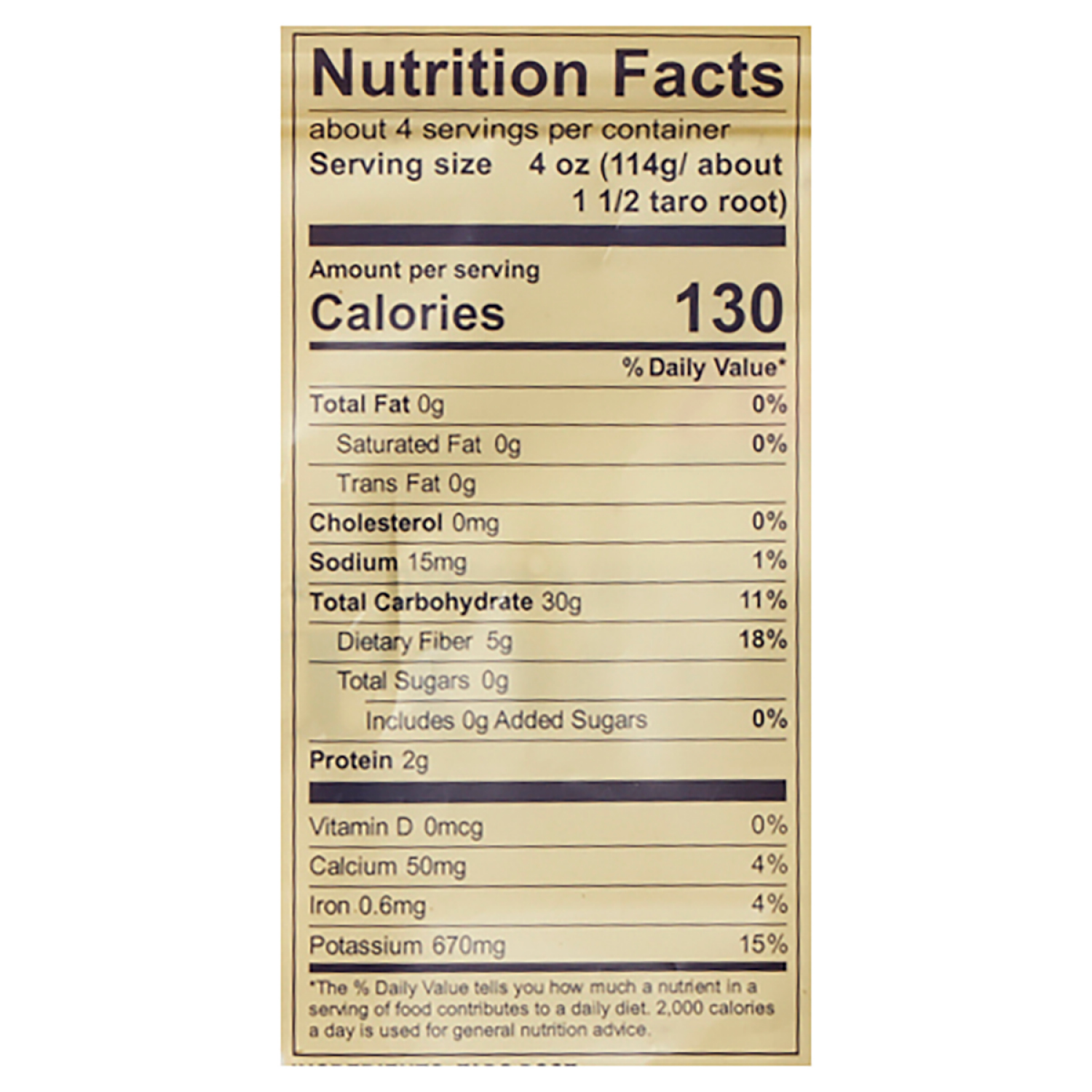 slide 2 of 3, Taro Root, 1 lb, 1 lb