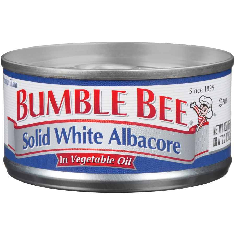 slide 3 of 8, Bumble Bee Solid White Albacore Tuna in Vegetable Oil 3-3 oz. Cans, 9 oz