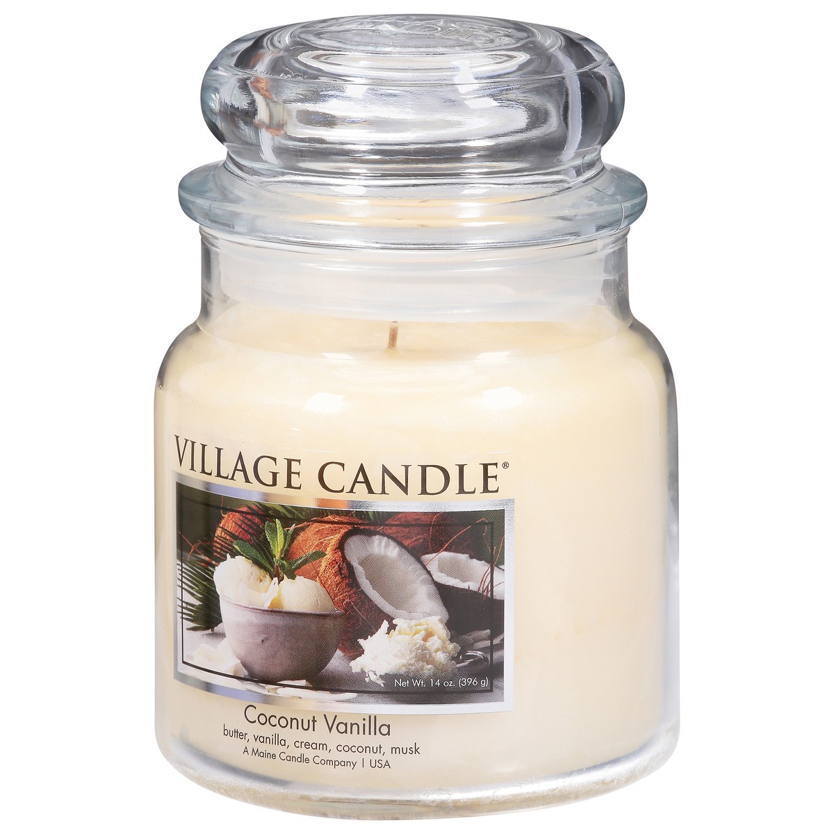 slide 4 of 9, Village Candle Coconut Vanilla Candle 1 ea, 1 ct