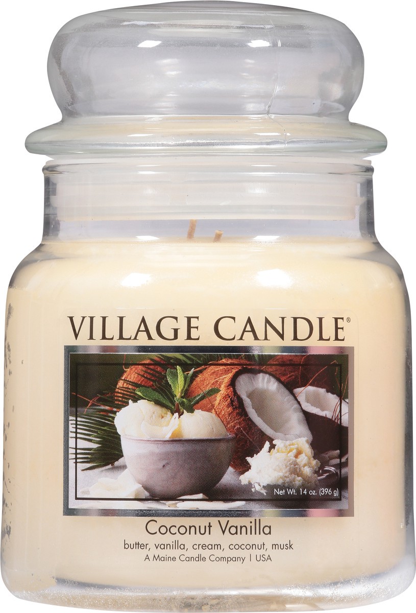 slide 7 of 9, Village Candle Coconut Vanilla Candle 1 ea, 1 ct