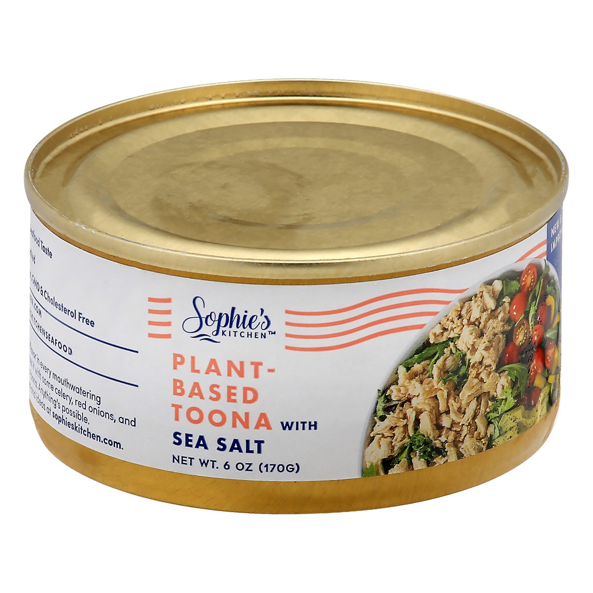 slide 4 of 13, Sophie's Kitchen Plant-Based Toona with Sea Salt 6 oz, 6 oz